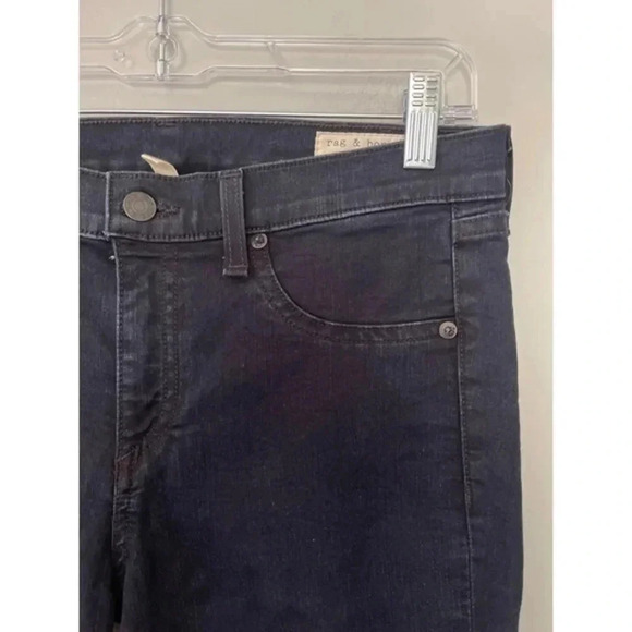 Rag‎ & Bone Legging Zipper Jeans Women’s Dark Indigo Size 29 - Picture 6 of 11